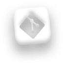 Badge 3D du logo Git