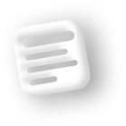 Badge 3D d'un icône de texte